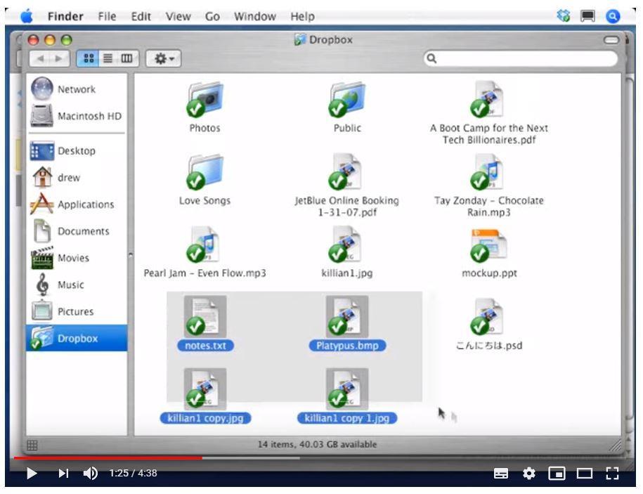 EXAMPLE 5: Dropbox «Founded»: 2008 Core: share files easily across computers MVP: