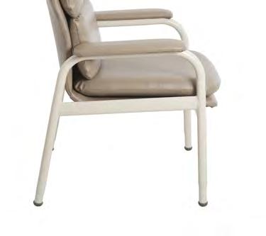 changing needs Removable Cushion Sections - The seat cushion and backrest overlay can be easily