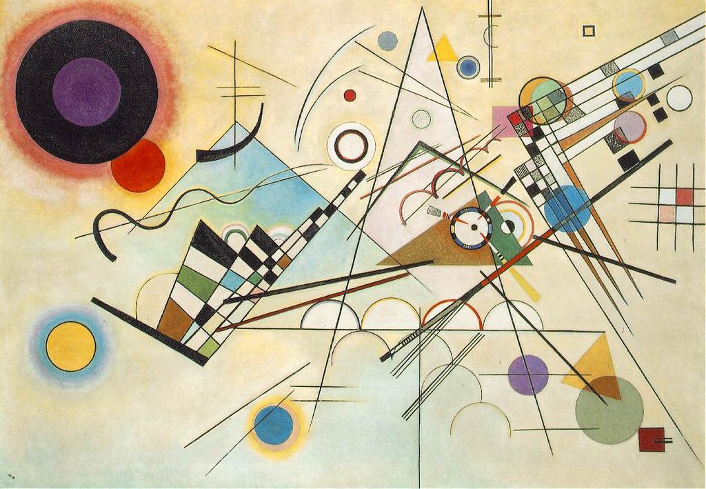 WASSILY KANDINSKY Inspired by music and an inner spirit Composition VIII 1923 (140 Kb);