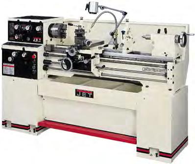 13"x40" & 14"x40" GEARED HEAD ENGINE LATHES 321810 13"x40" AND 14"x40" GEARED HEAD ENGINE LATHES Uniquely designed exclusively by JET Hardened and ground gears are featured in the headstock and