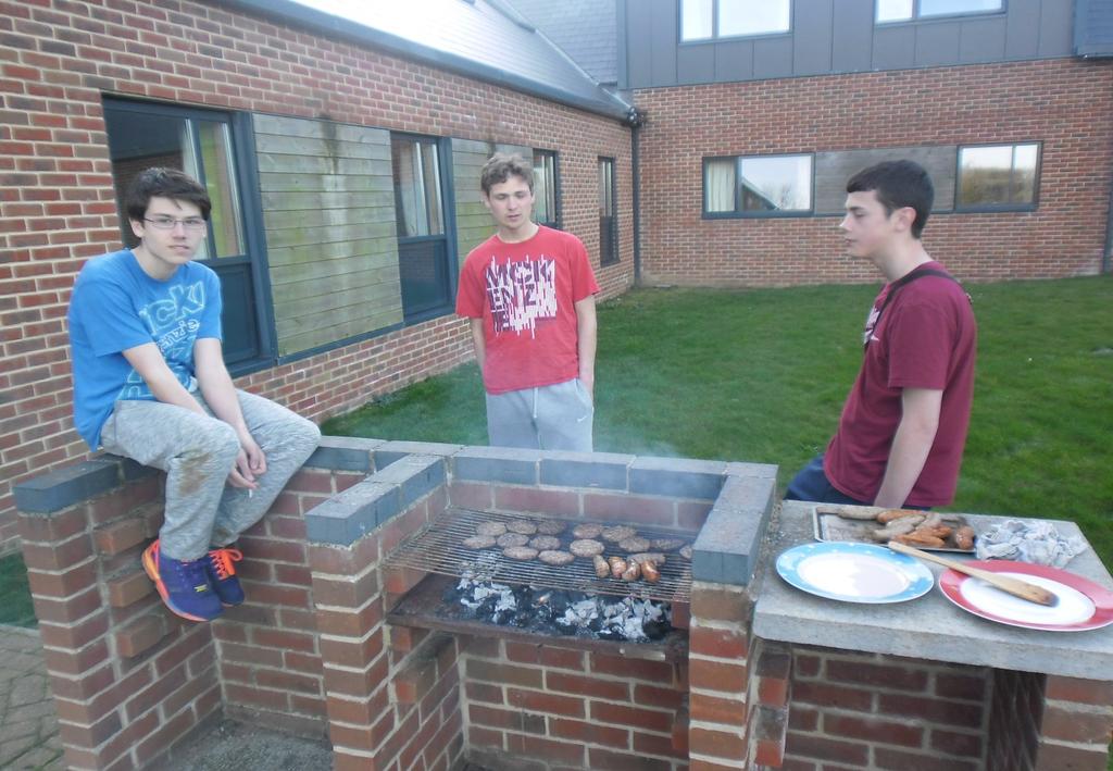 Blue group BBQ AT LONG LAST THE WARMER, LONGER, EVENINGS ARE HERE AND BLUE STARTED THE NEW TERM IN PROPER STYLE WITH A BBQ!