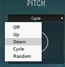 PITCH ARPEGGIATOR MID OPTIONS: It is in the MID layer that the real arpeggio magic happens.