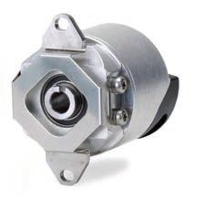 ECN/EQN 1100 series Absolute rotary encoders 75A stator coupling for plane surface Blind hollow shaft Encoders available with functional safety Required mating dimensions = Bearing of mating shaft =