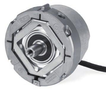 ECN/EQN 400 series Absolute rotary encoders 07B stator coupling with anti-rotation element for axial mounting 65B tapered shaft Encoders available with functional safety Fault exclusion possible for