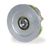 ECI/EBI 1100 series Absolute rotary encoders Flange for axial mounting Blind hollow shaft Without integral bearing EBI 1135: multiturn functionality via battery-buffered revolution counter Required
