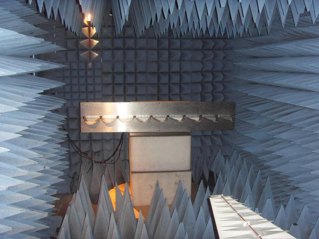 IBob Beamformer Tests in the Anechoic Chamber The 4x1 ibob-based Beamformer was initially tested in the anechoic chamber and irradiated