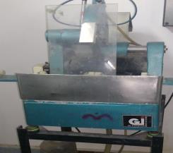 1) Lathe glass working machine 2) Rotary compressor vacuum pump 3)