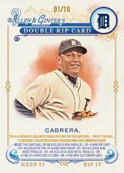 Rip Cards. Allen & Ginter Red Autographs On-card autographs from some of the autograph subjects, signed in red and hand-numbered in red to 10.