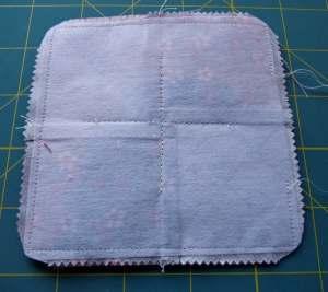 Fuse Interfacing: I like to add a lightweight interfacing to my pincushion at this point.