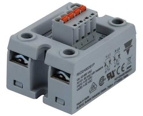 2-pole solid state relays Description The series consists of 2-pole solid state relays contained in one housing with the possibility to control each pole independently (D2.