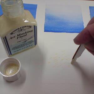 risk of loosing the translucent quality of water colour that makes it different from other media.