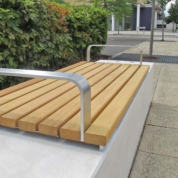 Standard options The standard Fortis range includes the following options: Seats (with backs) & benches (without backs) Seat platforms - to suit 1-4 person seating positions Timber profiles - 2