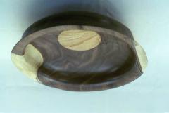 an John Bledsoe, a 10"W by 3"H Maple bowl Two
