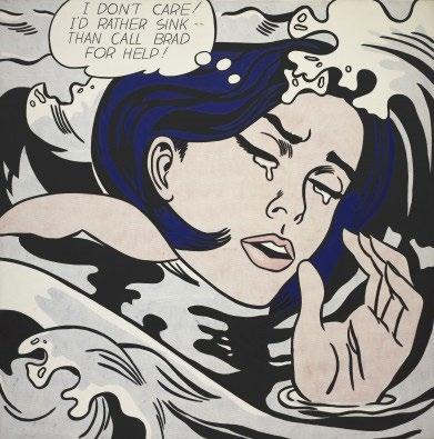 Roy Lichtenstein, Drowning Girl 1963.