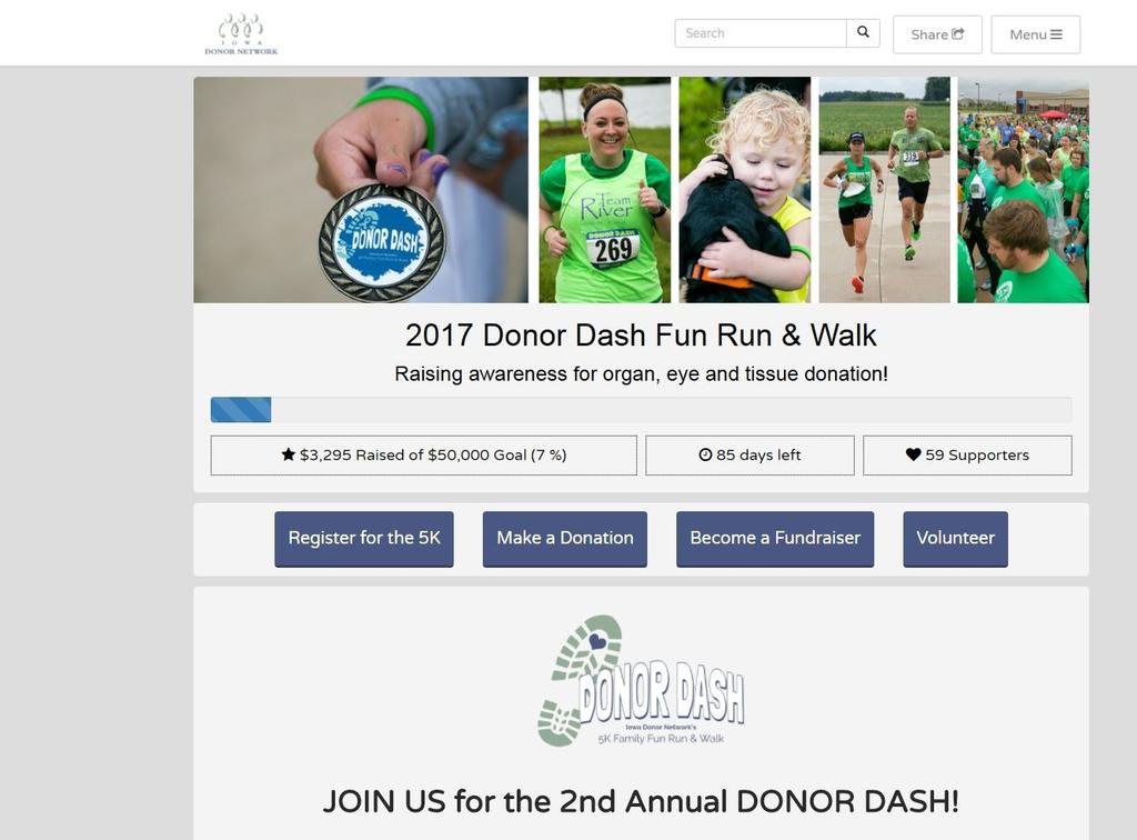 For your team members to show up on your team, they will also need to build a fundraising page.