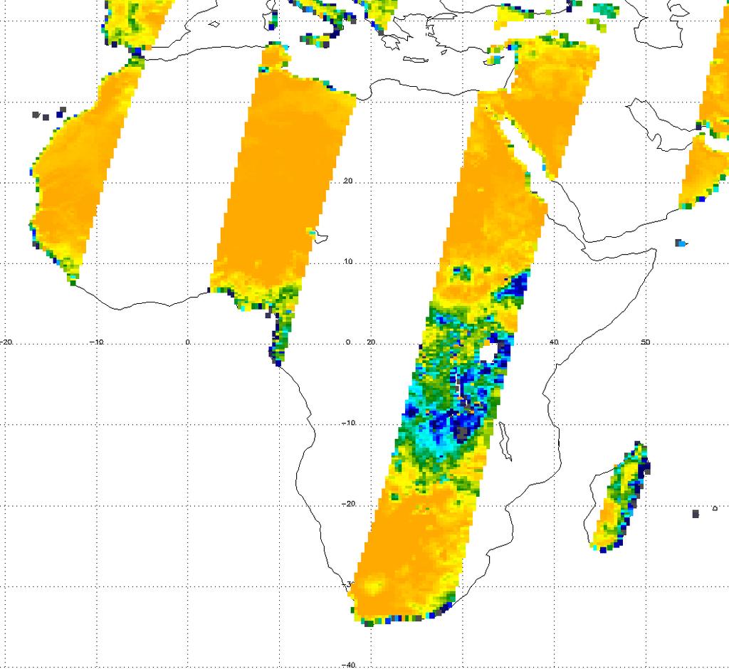 Soil Moisture Derived from the Radiometer- Level 3 National