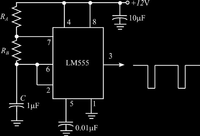 Part B Astable Multivibrator 1. Build the astable multivibrator circuit shown in Figure 2.