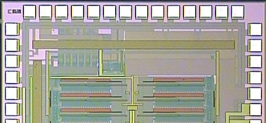 Chip micrograph 0.98mm Input drivers Latches & Decoder 1.16mm Latches & Decoder CMOS 0.