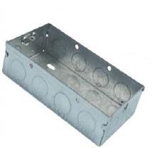 SWITCH AND SOCKET BOXES BS 4662-1970 SWITCH AND SOCKET BOXES Material Finish Standard Steel Pre-Galvanised BS4662 Socket Boxes are available in various depths like 25mm, 35mm and 47mm.