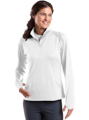 PULLOVER EMBROIDERED Sport-Tek Sportwick Stretch 1/2 Zip Pullover Extra stretchy, soft-brushed backing with Sportwick moisture wicking. 6.8 oz.