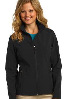 SPECIAL EDITION Item GL01- Ladies GLITTER Special Edition Port Authority Core Soft Shell Jacket 100%