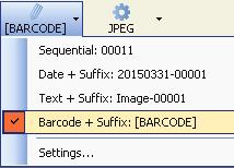Scanning Documents with Barcodes This scanning scenario is useful for the documents to be filed with barcode numbers. 1. Put the document to be scanned facing down on the scanner's glass surface. 2.