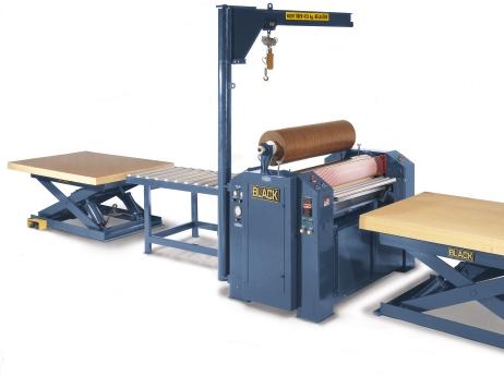 Laminating Machines Black Bros. offers a full line of laminating equipment including hot roll presses, rotary presses, and air operated platen presses.