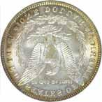 www.coastcoin.com Order Toll Free 1-800-638-8869 Morgan. The strike is sharp & the surfaces are very clean and give this beauty excellent eye appeal...... #226546 $9750.00 1894. PCGS. XF-40.