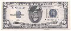 Just a breath away from being fully Choice CU and in fact it was purchased as that in the collection it came from................... #135913 $1995.00 1934-A Silver Certificate. $10. F-1702. CCU.