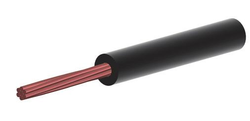 Tap Wire - 7 or 19 Strand Tap Wire - Solid Thermoplastic Rubber (TPR) Thermoplastic Rubber (TPR) Stranded Copper Conductor Solid Copper Conductor Primary Phase Tap Application Transformer Application