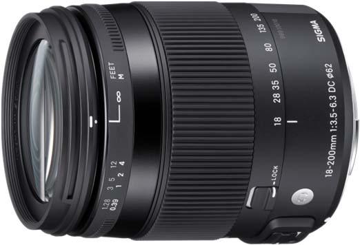January 2014 C Contemporary SIGMA 18-200mm F3.5-6.3 DC MACRO OS HSM 18-200mm F3.5-6.3 DC MACRO HSM As entry level lenses for digital SLR cameras, standard zoom lenses are capable of many types of photography.
