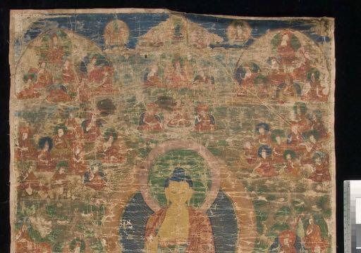 1.4 4964 Tibetan Thangka s3 brown a *IMP00243 Dolomite, Chester Collection, #AHC3060, PMA, tran 1.3 1.2 1.1 1.0 0.