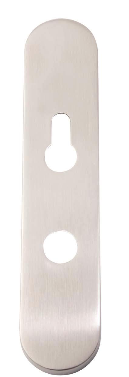 A730/RE Concealed Fixing Radius End Backplates 200mm 42mm 9mm A740/SE Face Fixing Square End