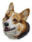 Dt820 - Pembroke Welsh Corgi 6 10 colors / 11 thread changes Sizes (inches): 2.36; 2.76; 3.15 " height Sizes (cm): 6.00; 7.00; 8.00 cm height Stitches: 8900; 10000; 11300 1.