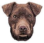 Dj812 - Patterdale Terrier 7 colors / 10 thread changes Sizes (inches): 2.16; 2.56; 2.95 " height Sizes (cm): 5.5; 6.5; 7.5 cm height Stitches: 7000; 8400; 10000 Collection: 2018/1 1.