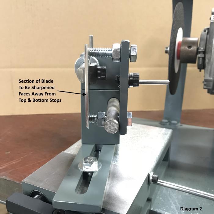 FOR AV- 41 ICE AUGER MACHINE 1. Please study video and all instructions before proceeding to grind. For Mora, Jeffy and Eskimo blades use the 6 brown resin bond wheel.