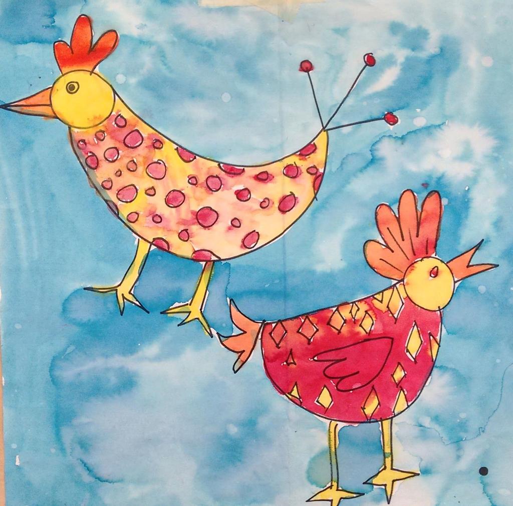Course: Grade One Year: 2019 Lesson: Wild Wacky Birds Artistic Process: Creating: Conceiving and developing new artistic ideas and work.