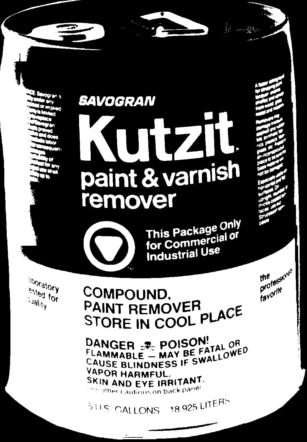 Save 12% Off Our 3 Top Selling Items 5 Gallon Kutzit Paint Remover