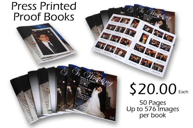 Our Press Printed Proof Books are the perfect handout for any event or