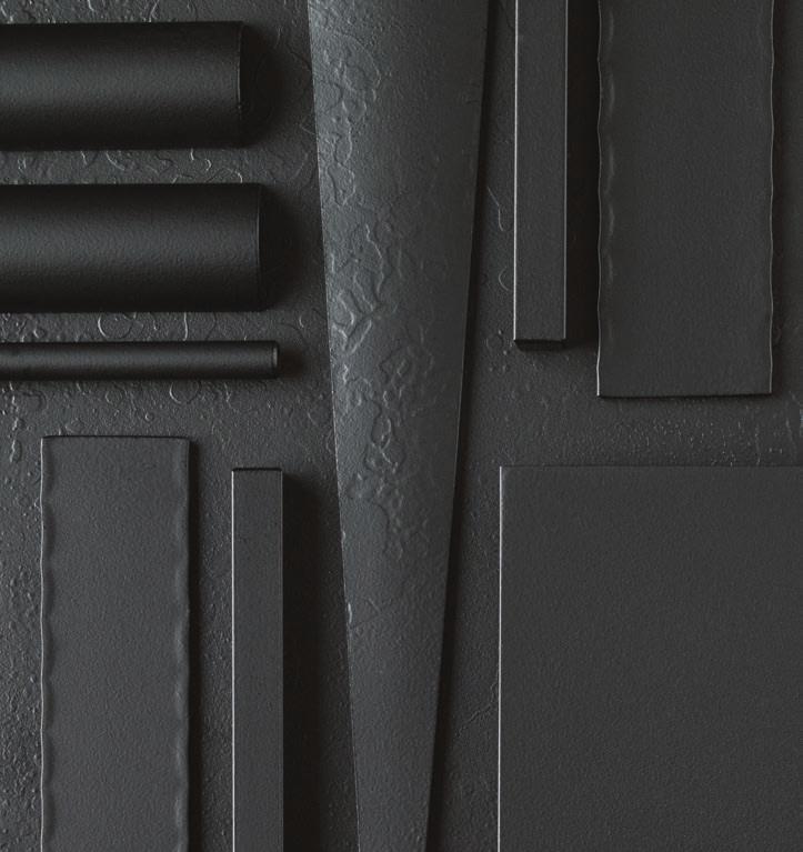 OPAQUE FINISHES Opaque finishes showcase steel s texture