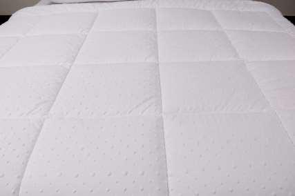 Quilting shape: box Finish: sateen piping,