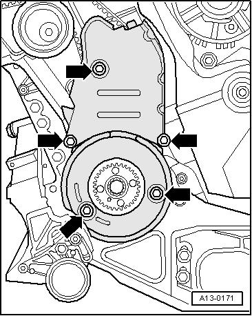Page 7 of 7 Component Nm Balance shaft assembly M7 13 + 90 1)2) to cylinder block M8 20 + 90 1)2) Chain tensioner to balance shaft assembly 9 Chain sprocket to balance shaft 10 + 90 1)2) Cover for