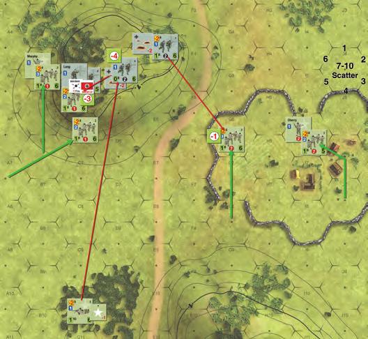 The American player no longer has the +2 Initiative DRM because the German player had the Initiative the previous game turn.