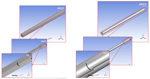 FINITE ELEMENT METHOD (FEM) In order to build 3D finite element model that shown in Fig. (2), Workbench (17.2) was used.