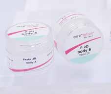 One Touch One Touch One Touch One Touch 2D body A 2D body B 2D body C 2D body D ceramotion 2D paste white, honey, blue, grey, violet Finishing pastes for individual coloring.