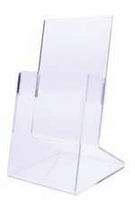 brochure holder Clear acrylic. Was $10.50 Now $5.