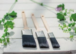 2) Painting Supplies Before we get started, we want to quickly discuss the supplies and materials that we are going to be using: Paint brushes We are using the new Country Chic Paint brushes in this