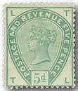 value of stamps due to uniform green or lilac colours, reaction came immediately!