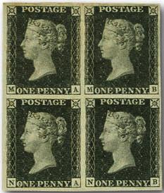 Pence Blue, plate 1, the King Carol II mint