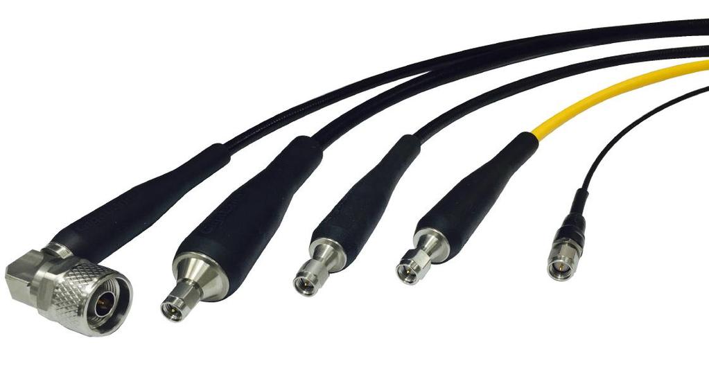 GUL Series Flexible Ultra Low Loss Microwave Cable Assembly GigaLane GUL Series cable assemblies perform range of frequency usage is applicable up to 18 GHz.